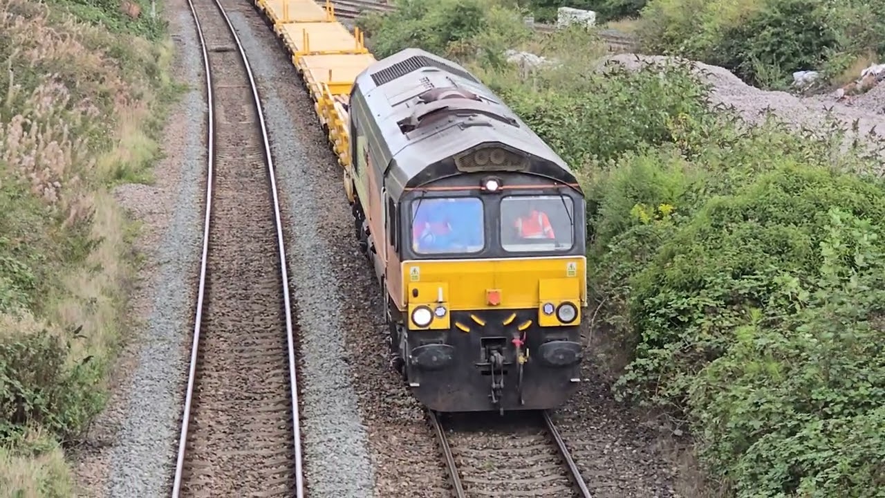 little Mills to westbury 66850 at Hawkeridge junction