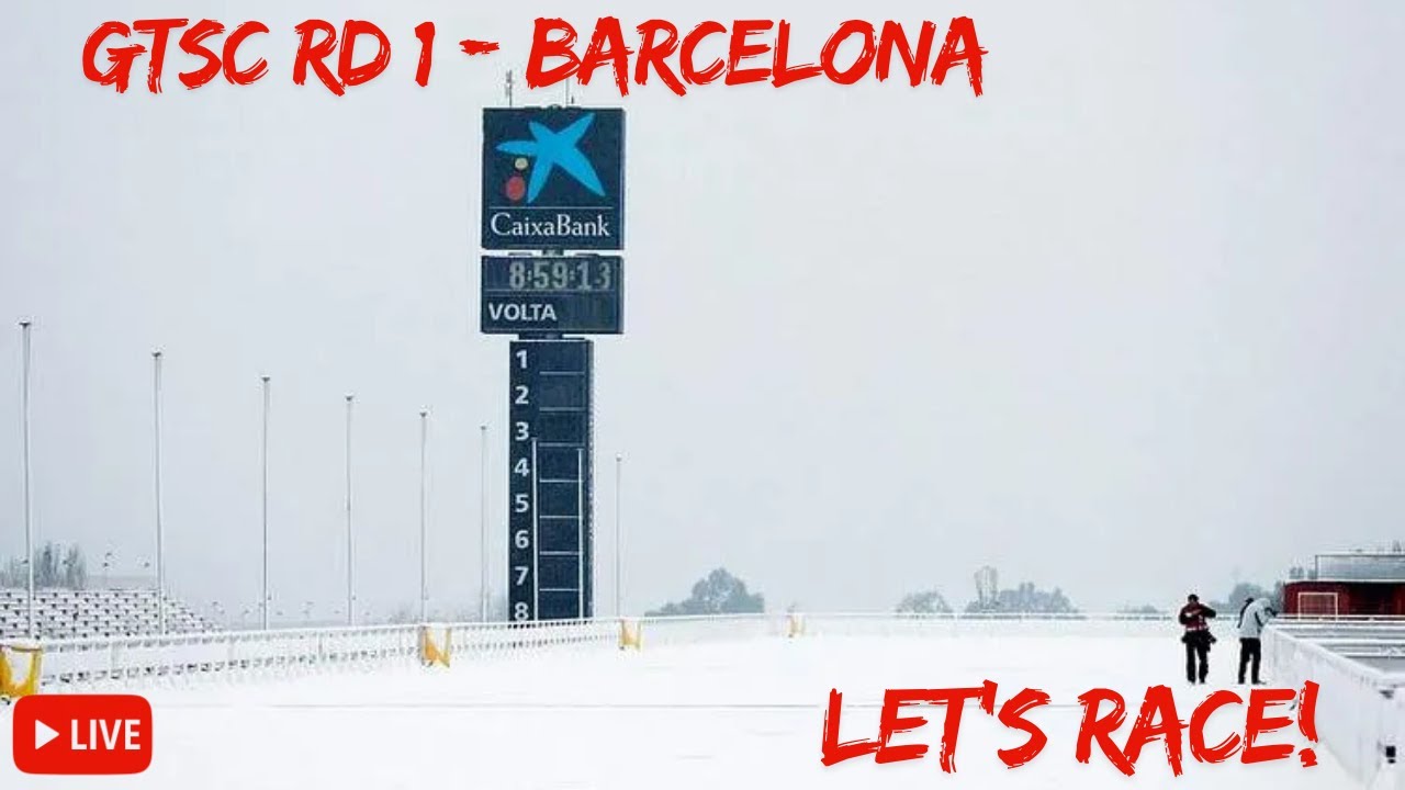 Live - GTSC S2 R1 - Barcelona - Let's race and chat!