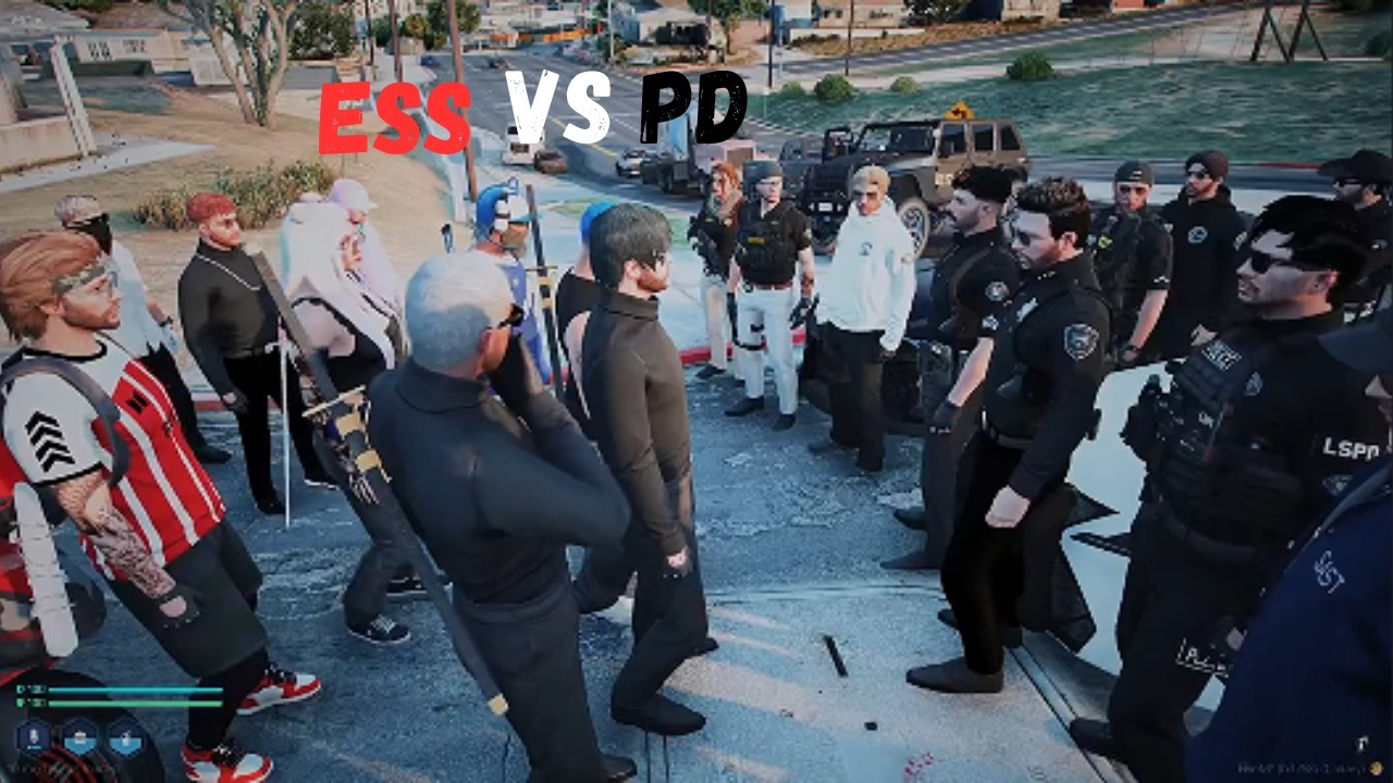 ESS VS PD  | Soulcity RP Highlight #s8ul#gtarp#soulcity #gta #game