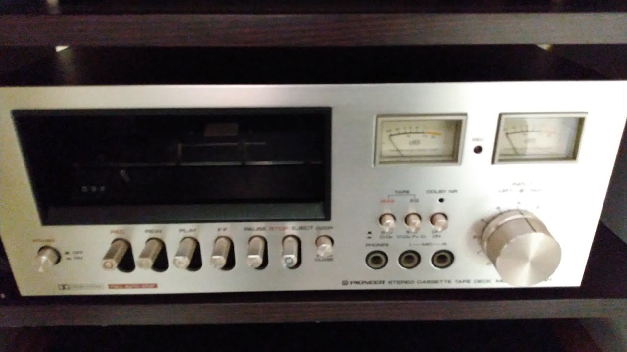 como trocar correias do tape deck Pioneer f2121