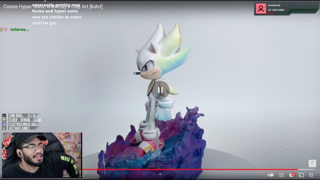 Retro learns about Hyper Sonic