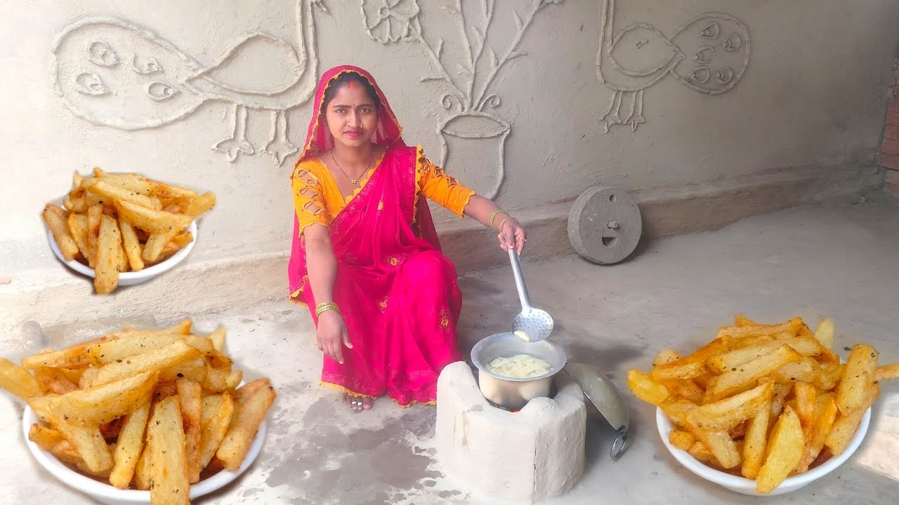 आलू की फ्रेंच फ्राई बनाने का आसान तरीका जो बच्चे चट कर जाये || Potato French fries recipe 