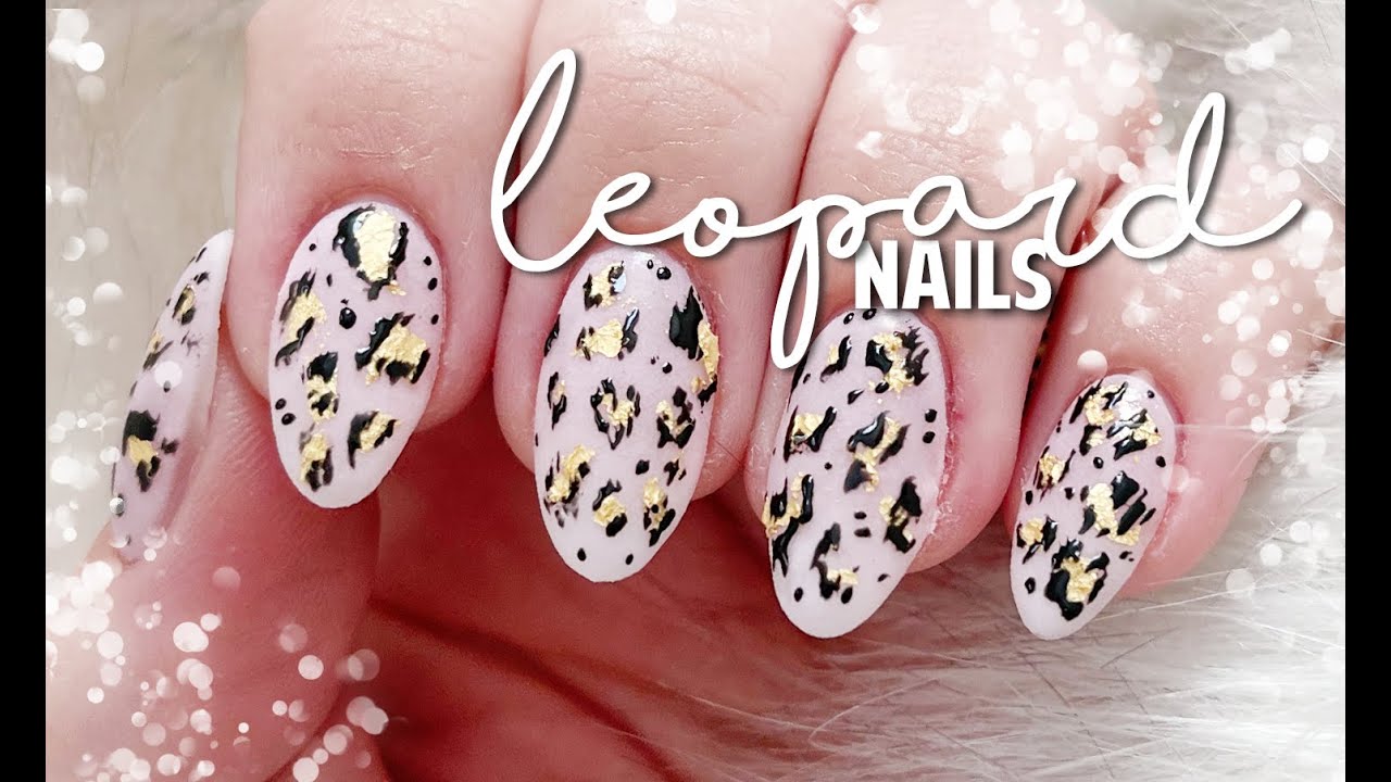 DIP POWDER WITH HAND PAINTED LEOPARD | Double Dip Store