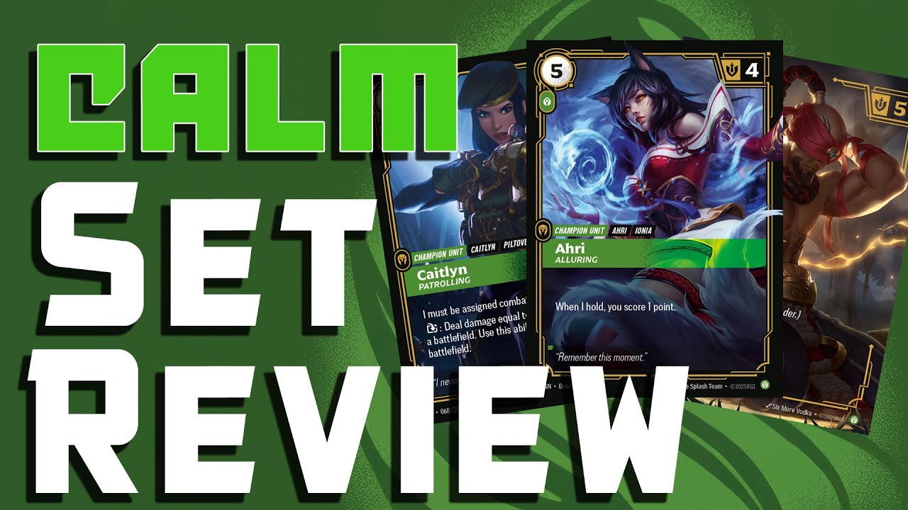 RIFTBOUND TCG EVERY CALM CARD in Set 1 RANKED!