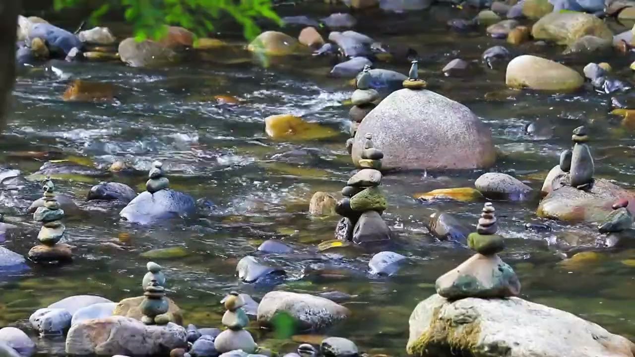 10 Hours of Gentle River Flow – Relaxing Nature ASMR for Sleep #sleep #sleepmusic #asmr #asmrsounds