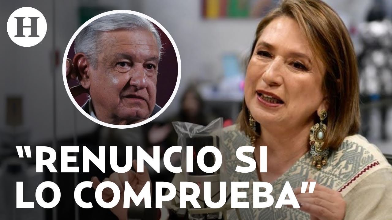 Xóchitl Gálvez reta a AMLO: 
