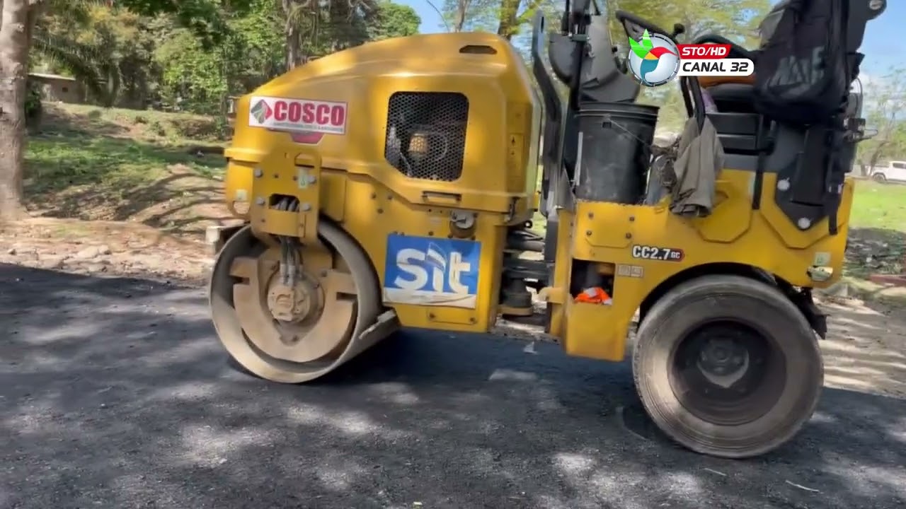 El ministro de la (SIT) habló sobre los trabajos de bacheo en la carretera CA-13.