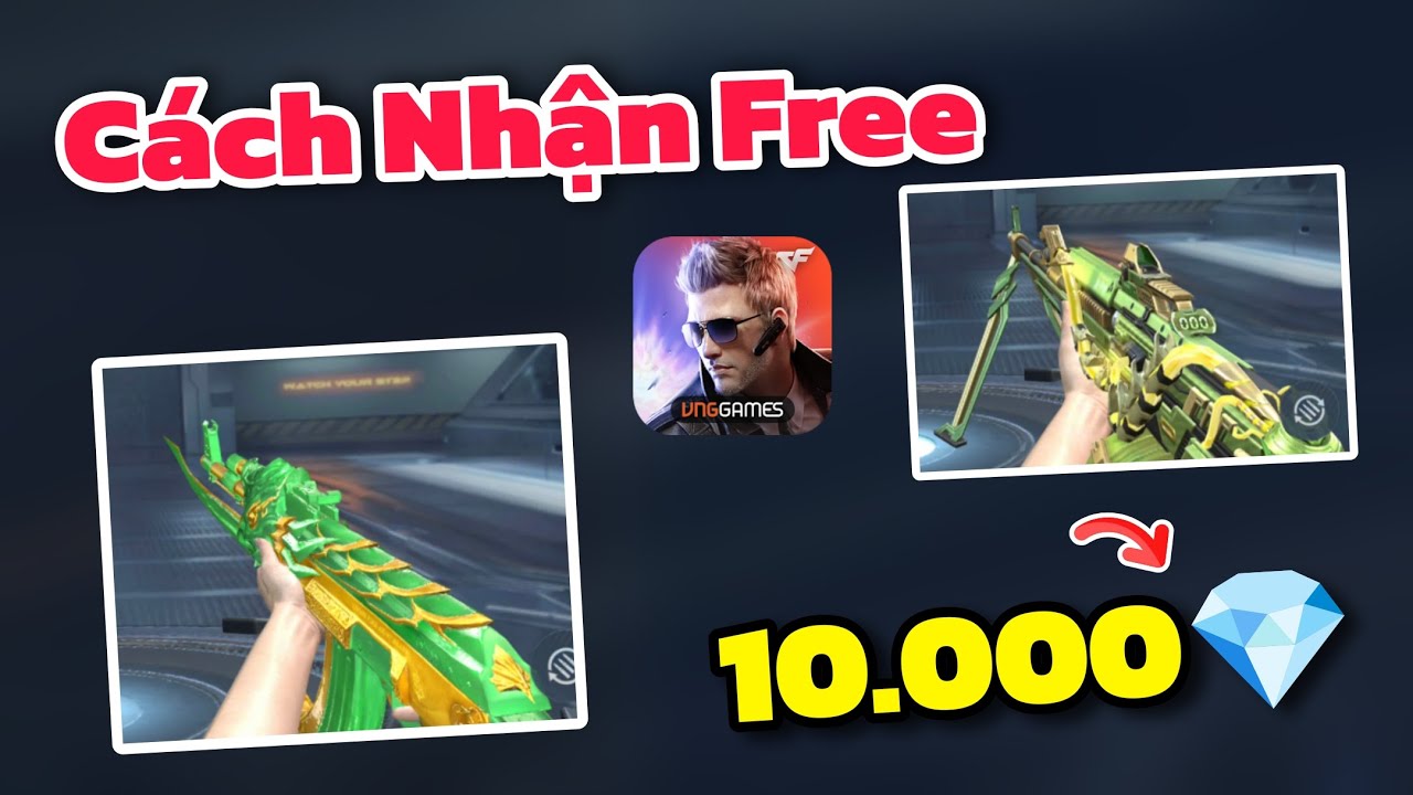 CF LEGENDS | Cách Nhận Free 10.000 💎, RPK Medusa, AK47-Emrald Rebirth Dễ Dàng.