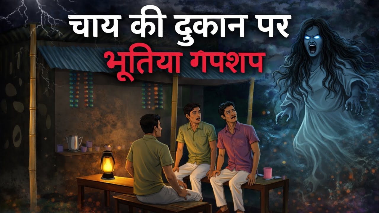 चाय की दुकान पर भूतिया गपशप ☠️ Hindi horror story #horror #scary #hindihorrorstory #scarystories 