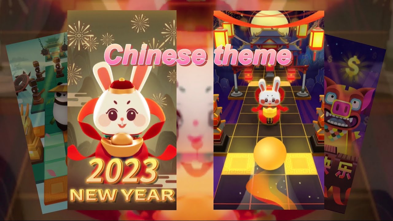 [Rolling sky] Chinese Theme Levels (Auspicious Jade Rabbit, Kung Fu, Temple Fair, Spring Festival)