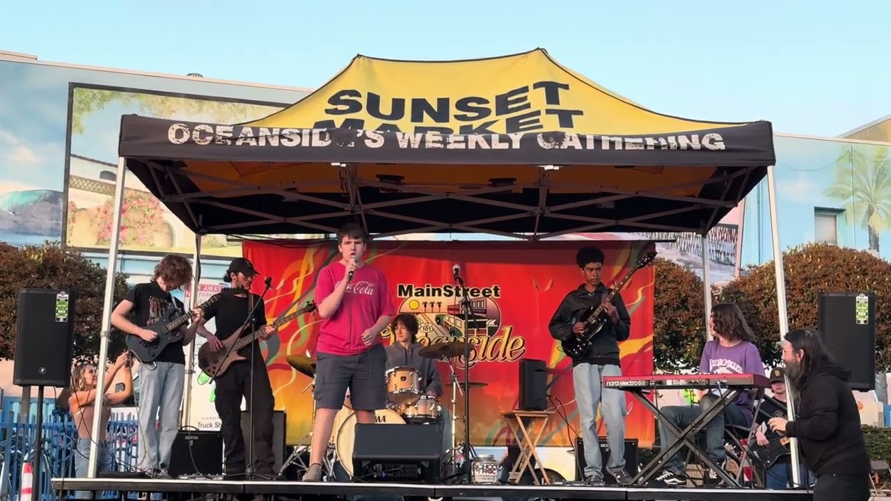 Sail Away - The Long Faces, (Oceanside School of Rock) Sunset Market 5/15/25