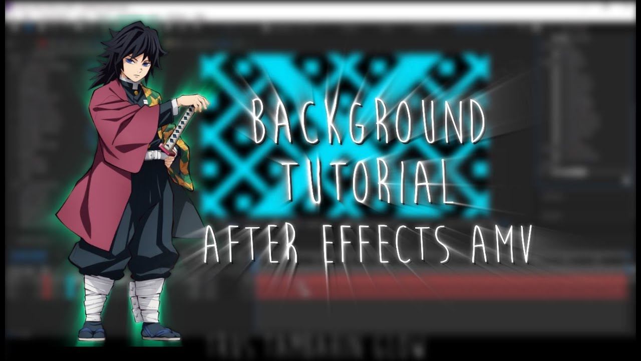 Background tutorial After effects AMV