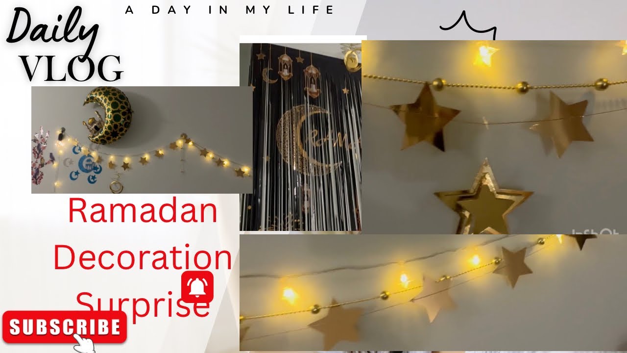 Bachon Ki Zid Par Ramadan Decoration | First Sehri & Roza Mubarak 🌙❤️