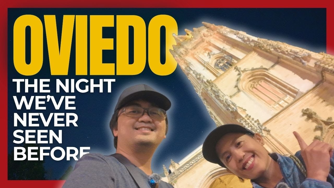 What Oviedo Looks Like at Night 🌙 | Walking Tour in Asturias, Spain 🇪🇸