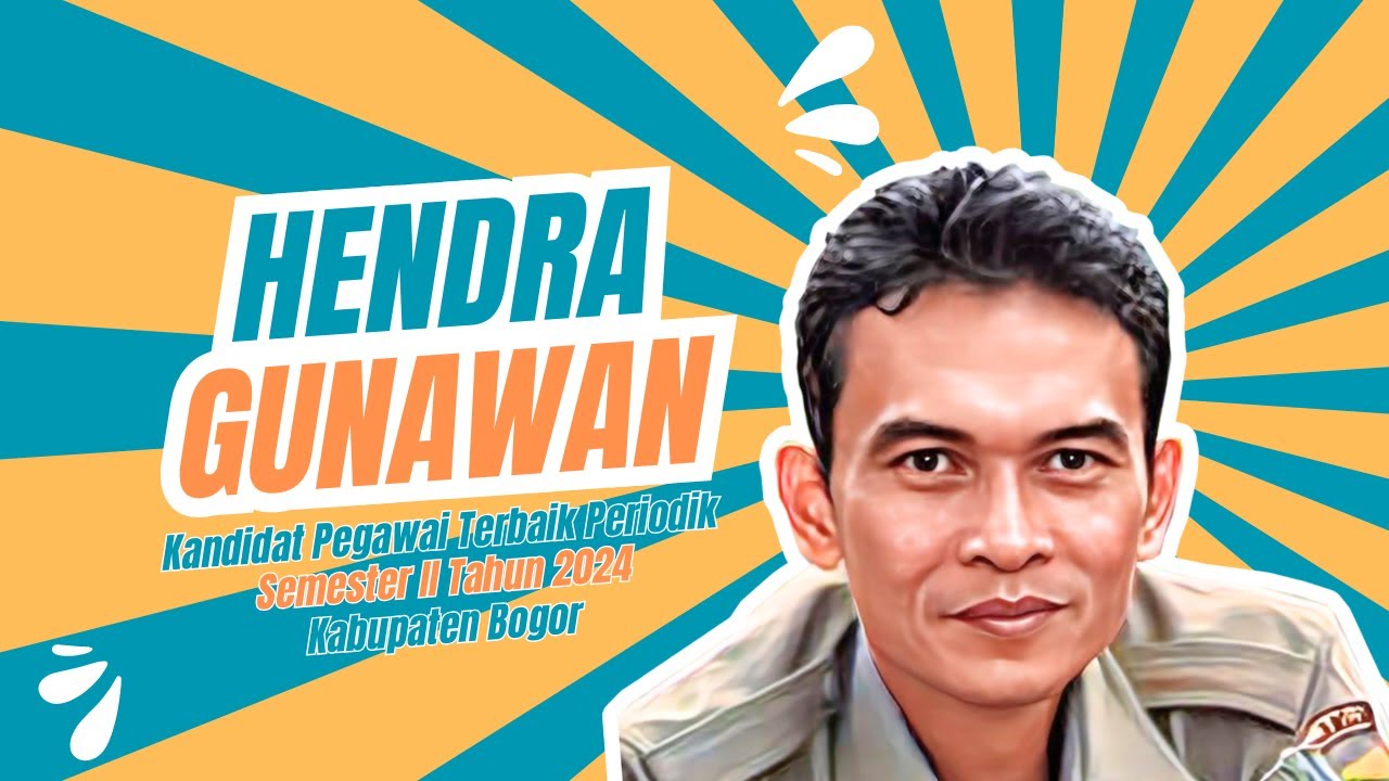 HENDRA GUNAWAN Kandidat Pegawai Terbaik Periodik (PTP) 2024 Semester 2 - DLH Kabupaten Bogor
