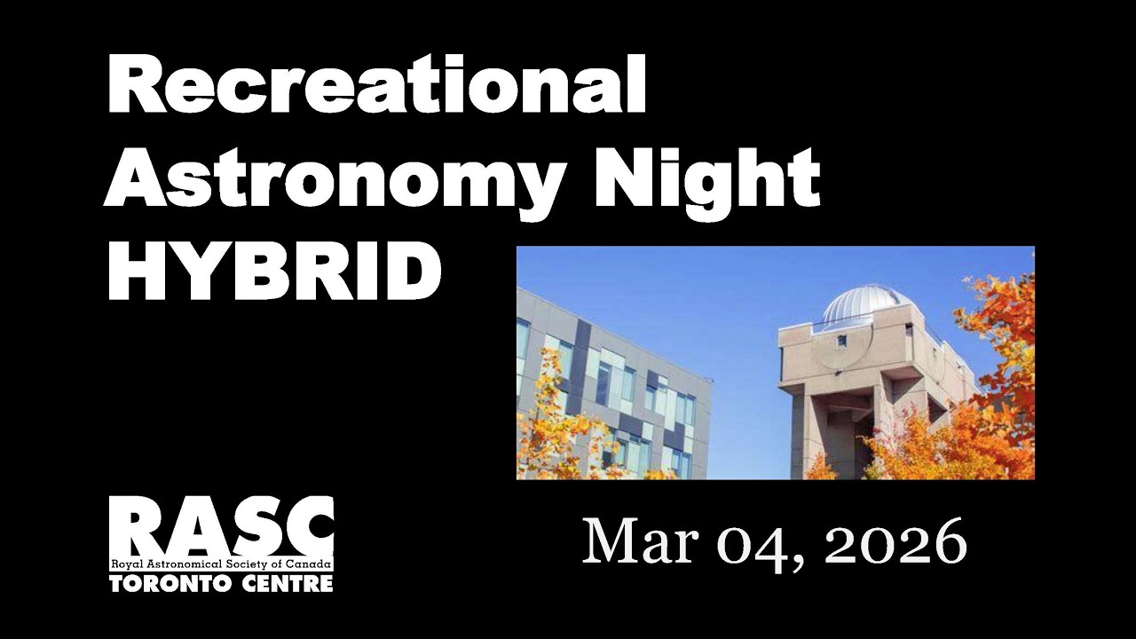 Recreational Astronomy Night - March 4, 2026