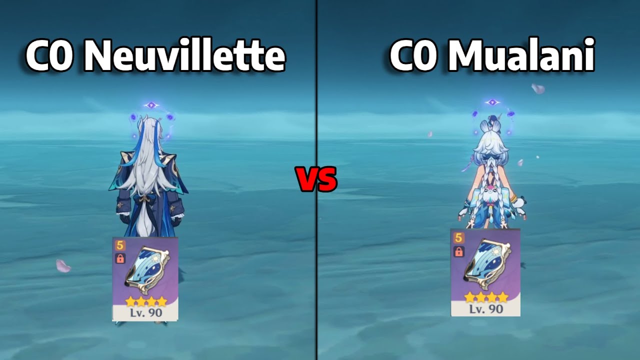[F2P] C0 Mualani VS C0 Neuvillette Who is the best hydro dps?! [Genshin Impact]