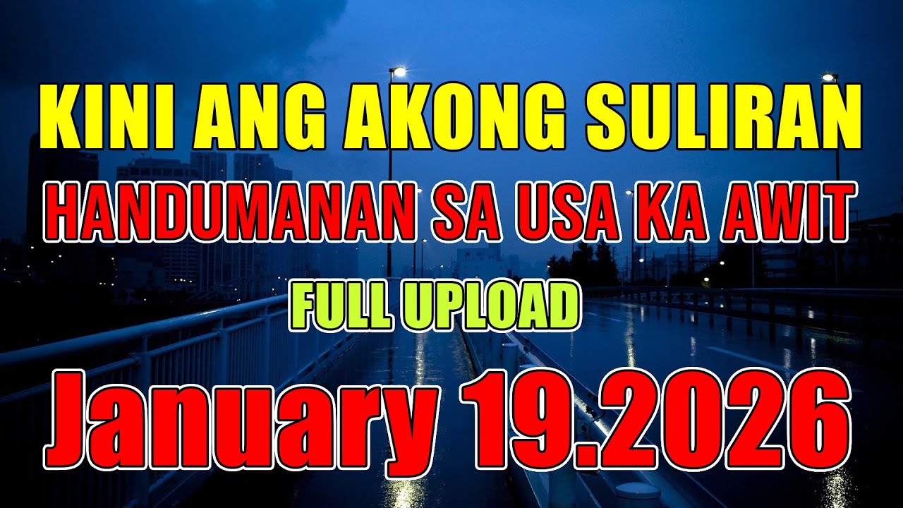 [1 HOUR] Kini Ang Akong suliran ug Handumanan sa Usa Ka awit. | Full upload | January 19.2026