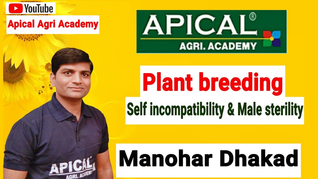 Self incompatibility , Male sterility, in plant breeding For IBPS AFO, ADA,RAEO,RHEO,PAT,ICAR,BHU