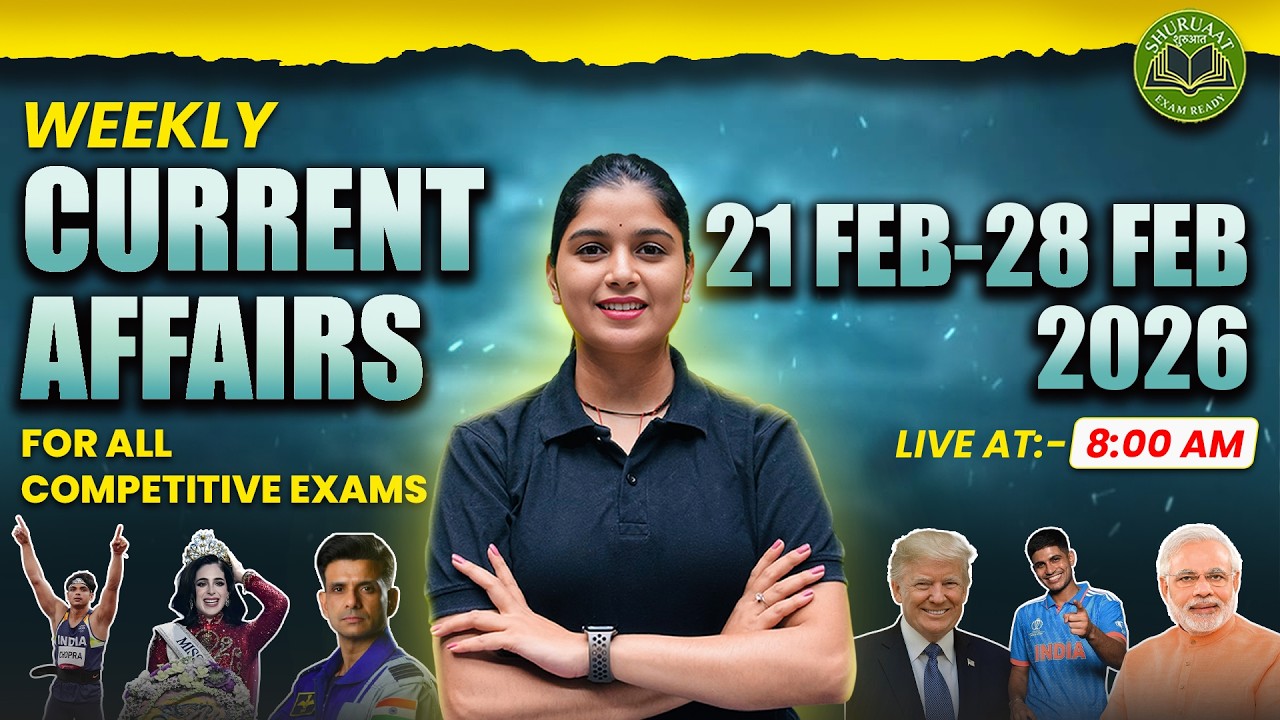 Weekly Current Affairs 2026 | Current Affairs Today | Current Affairs By Shubham Grover