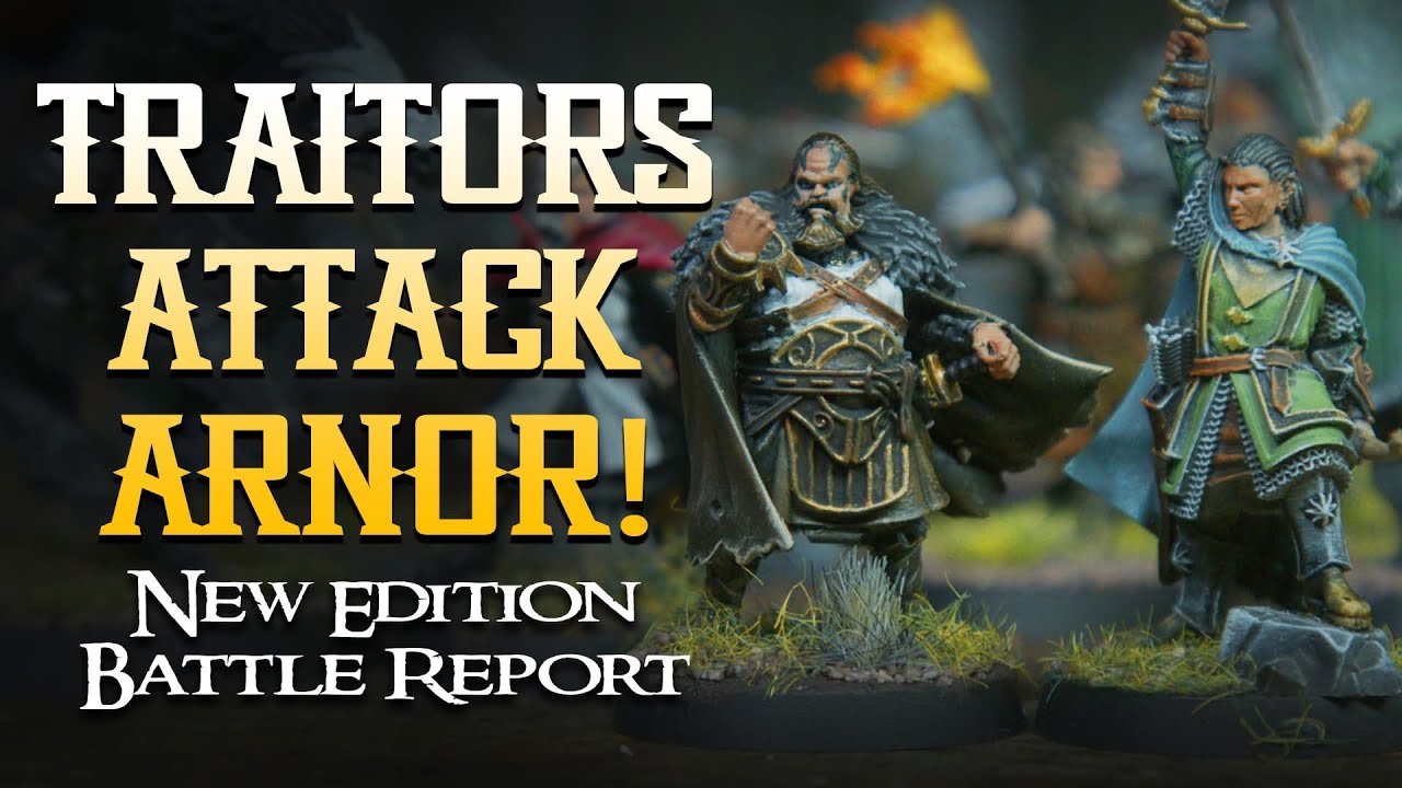 CRAZY Ending! | Arnor vs Usurpers | MESBG Battle Report