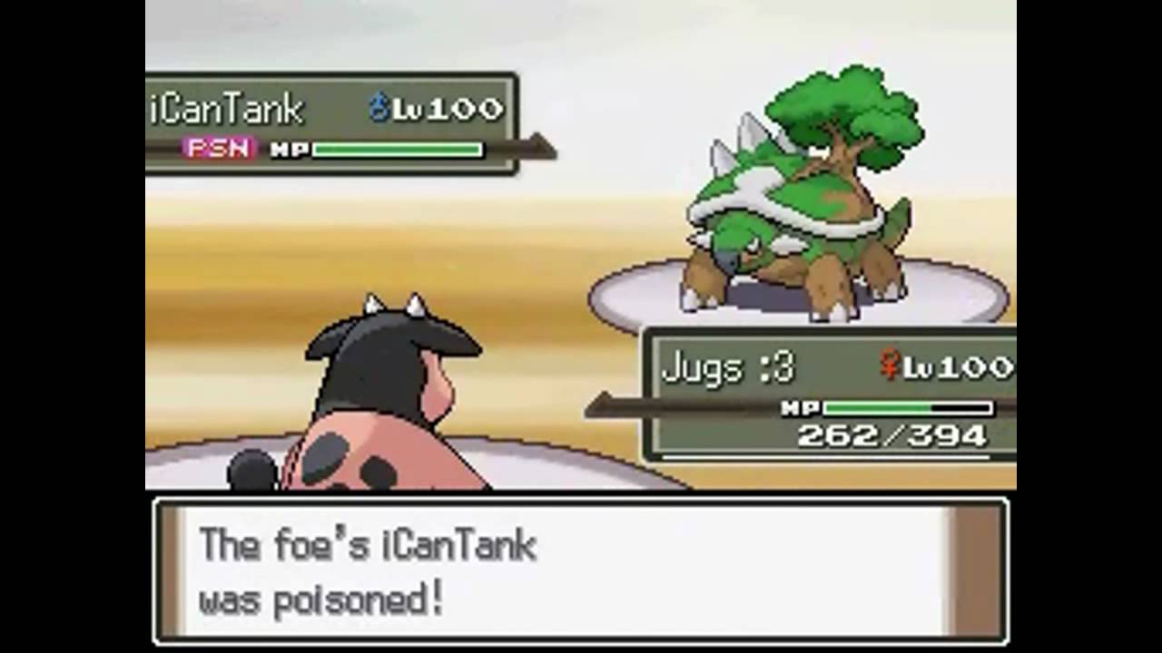 Pokemon Platinum Wifi Battle vs CaptainZef