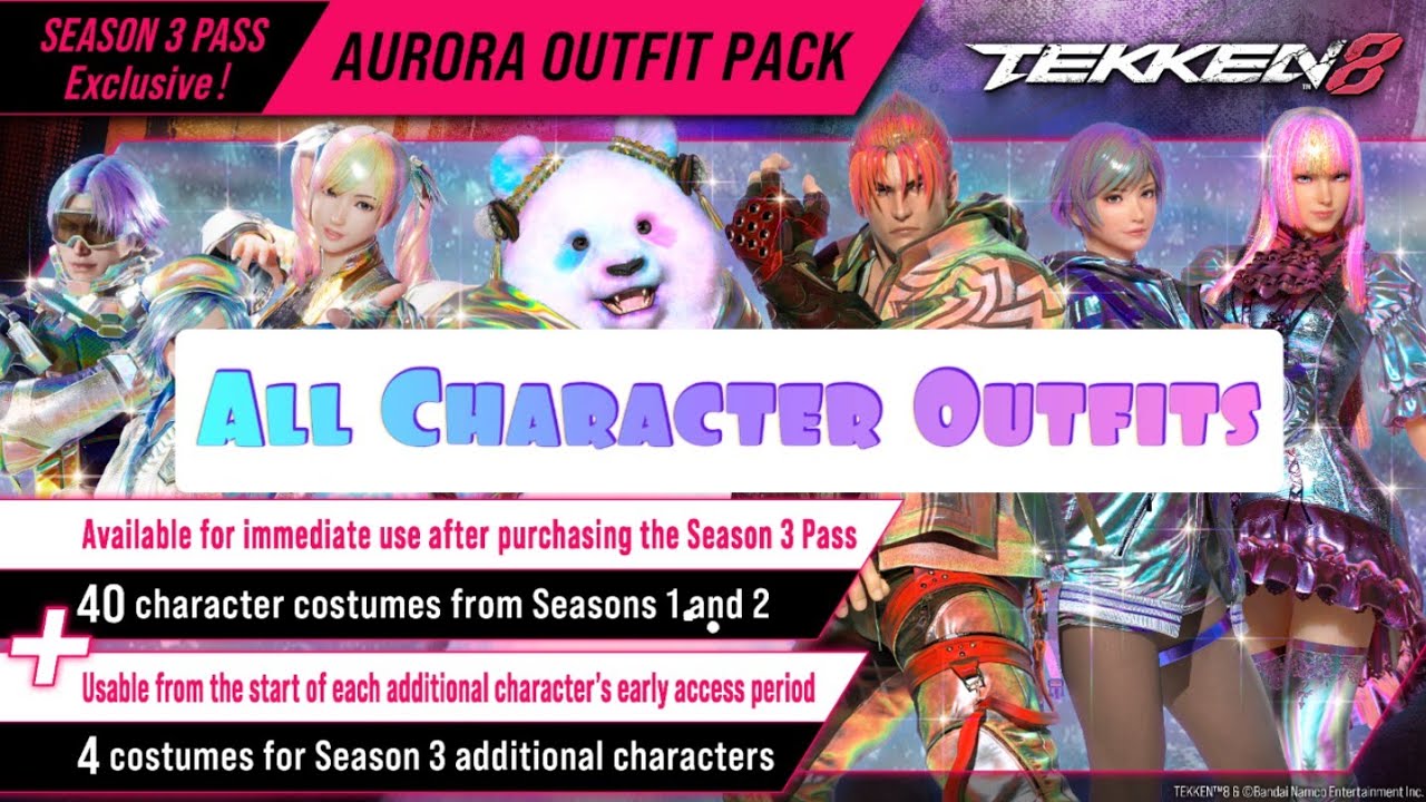 Tekken 8 | All Character Aurora Outfits Showcase