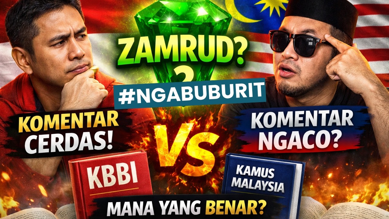 #359: Perang Komentar INDONESIA vs MALAYSIA: Konsistensi Kata “Zamrud” di Dua Kamus Resmi.