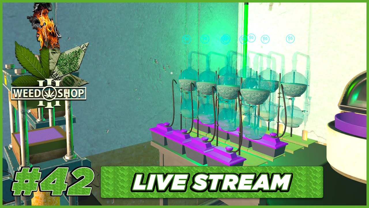 🔴LIVE - BTrippen Plays Weed Shop 3 Part 42 - weed shop 3 gameplay pc