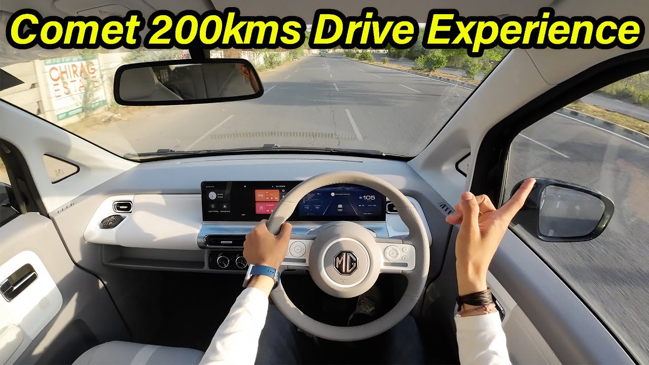 MG Comet 200kms Drive Experience l Aayush ssm