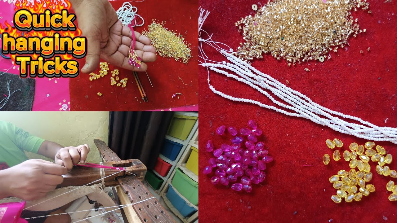 how to make hanging|aari work classes | hanging kaise banaye |how to make hanging