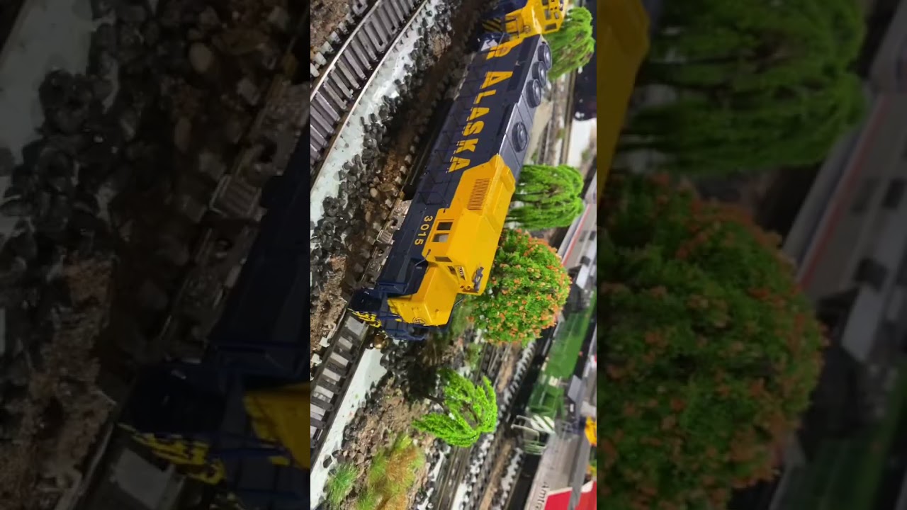 Locomotives sat idle 