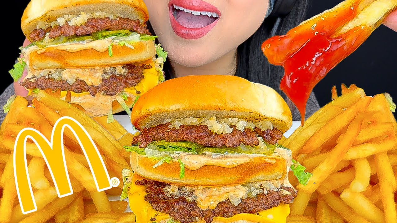 ASMR MCDONALD'S BIG MAC & FRIES? (MUKBANG)