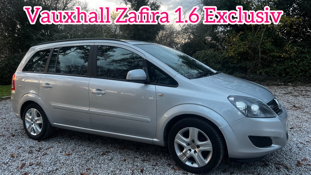 2013 Vauxhall Zafira 1.6 Exclusiv 7 seat MPV. Walk around review and virtual viewing
