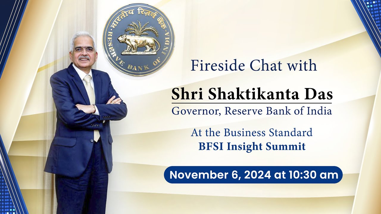 Fireside chat with Governor, Shri Shaktikanta Das at the Business Standard - BFSI Insight Summit