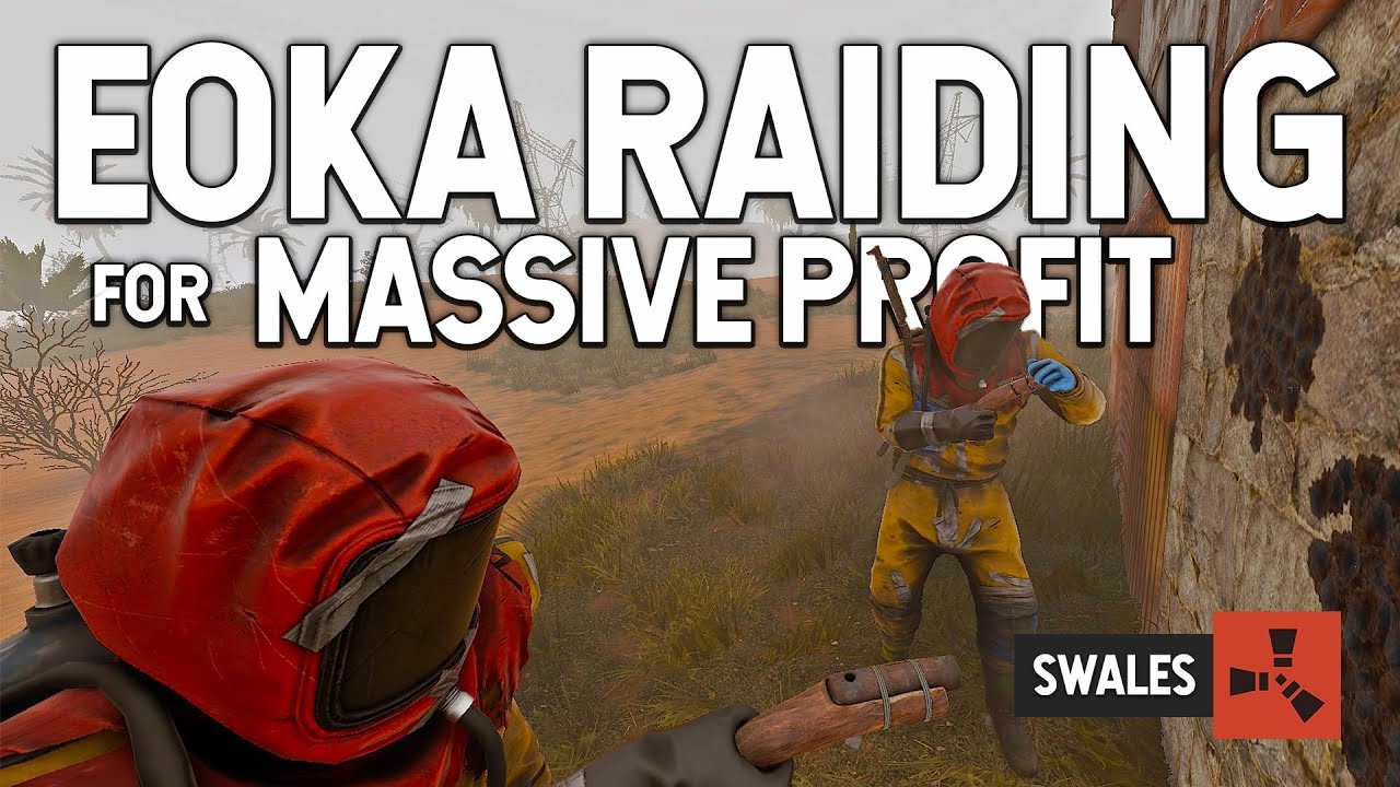 EOKA RAIDING A STONE WALL FOR MASSIVE PROFIT - RUST