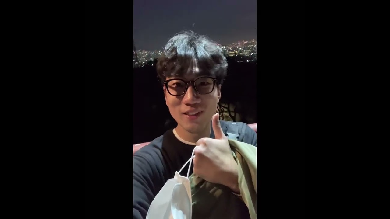 escalada nocturna en Achasan #mountain#coreano #vlog