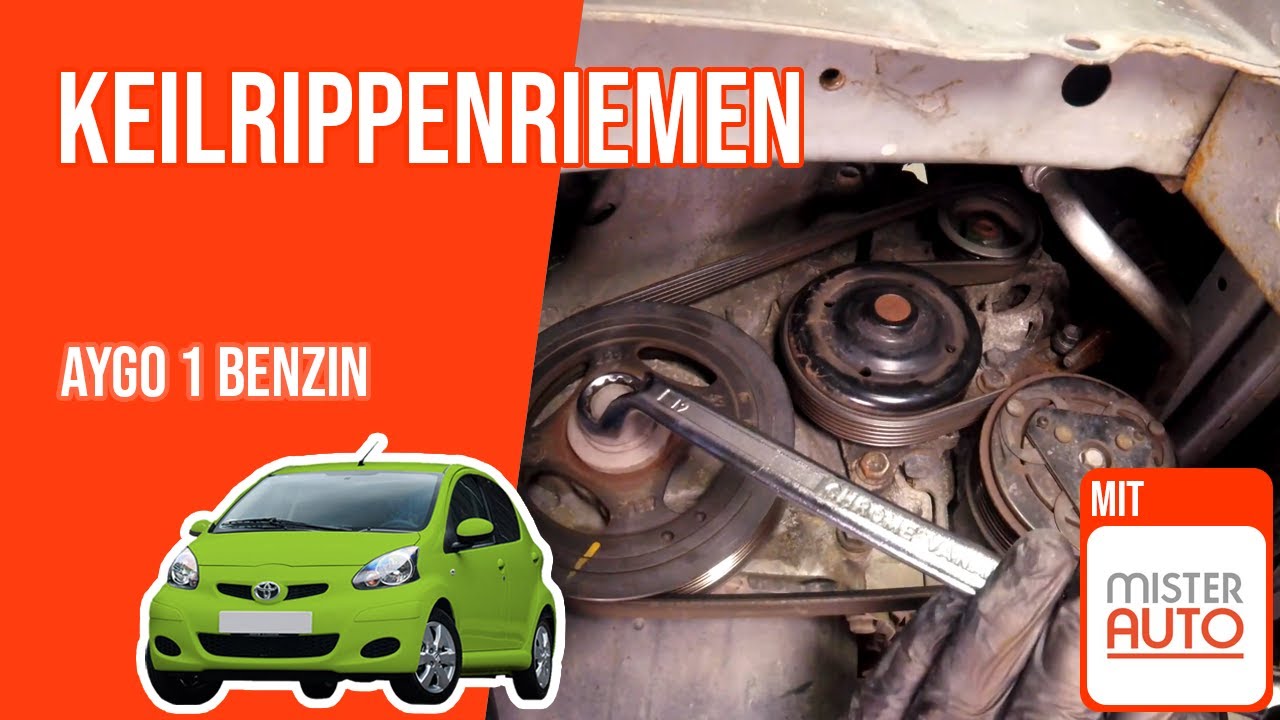 Wie Aygo 1 1.0 Keilrippenriemen wechseln 🚗