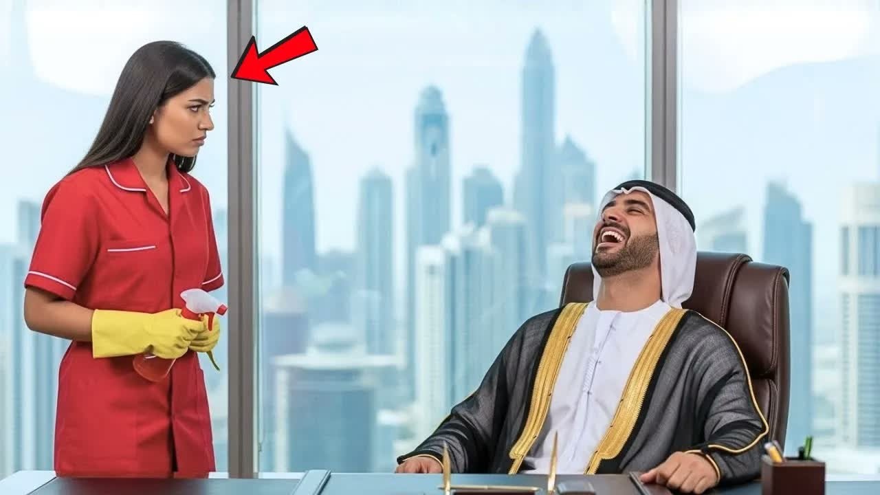 ＂أتقول 12 لغة؟＂ - قالت عاملة النظيفة المسكينة، فضحك الملياردير العربي... ثم سكت بعد ثوانٍ...