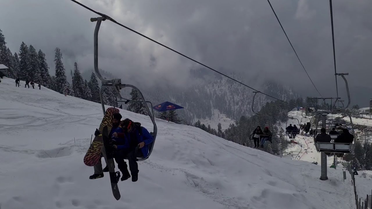 Malam Jabba View after Snowfall #Short #Short Video