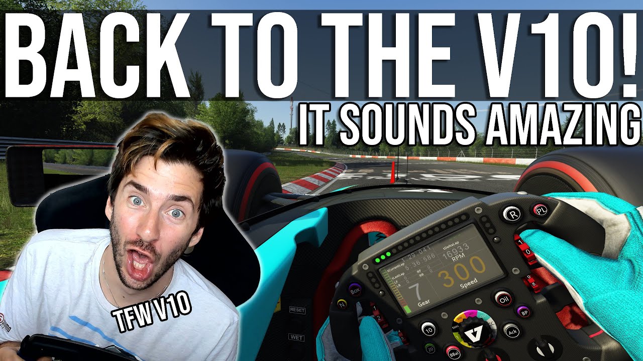 What If Modern Formula 1 Cars Still Had V10 Engines?