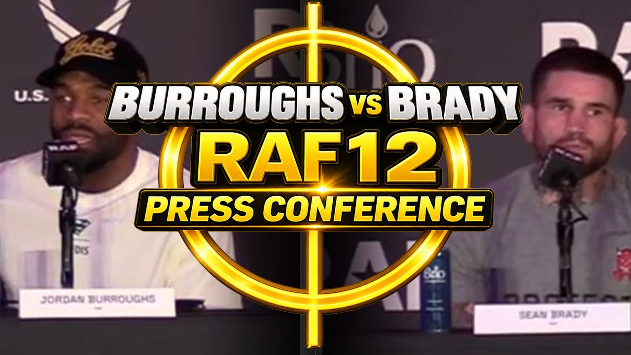 Jordan Burroughs vs. Sean Brady RAF 12 Press Conference | Burroughs vs. Brady | MMA Fighting