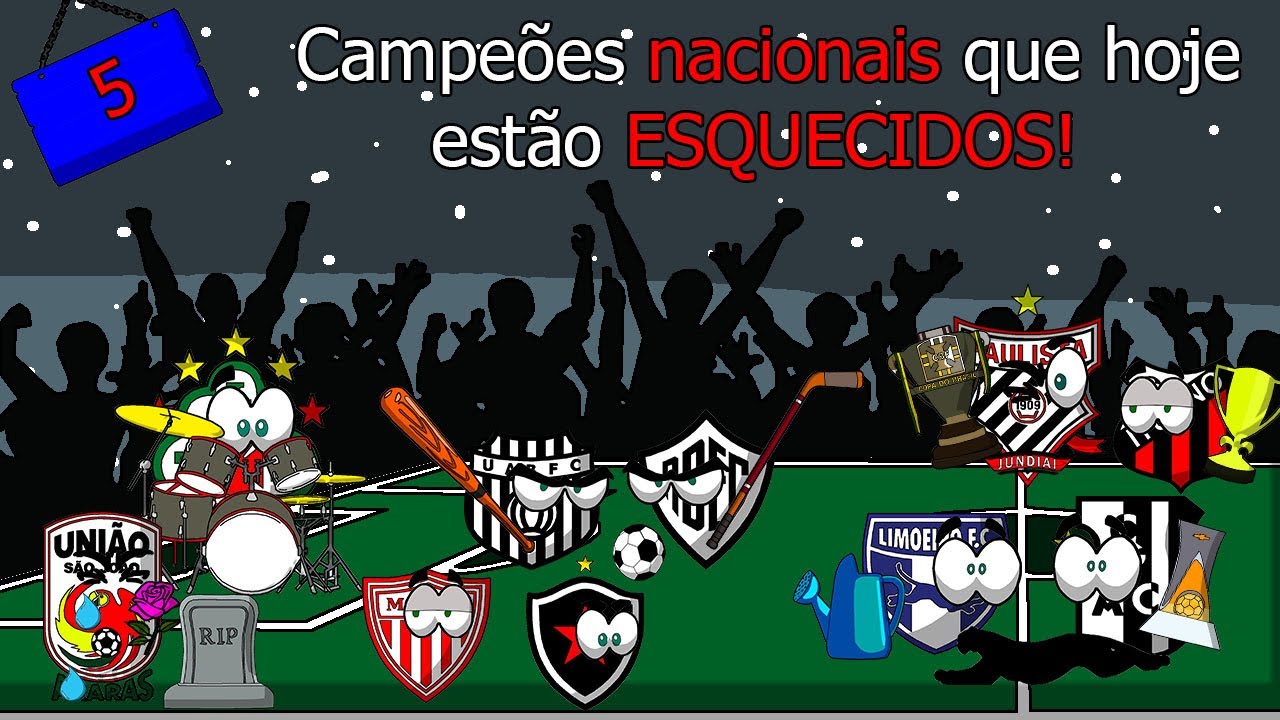 5 clubes CAMPEÕES NACIONAIS que hoje estão esquecidos