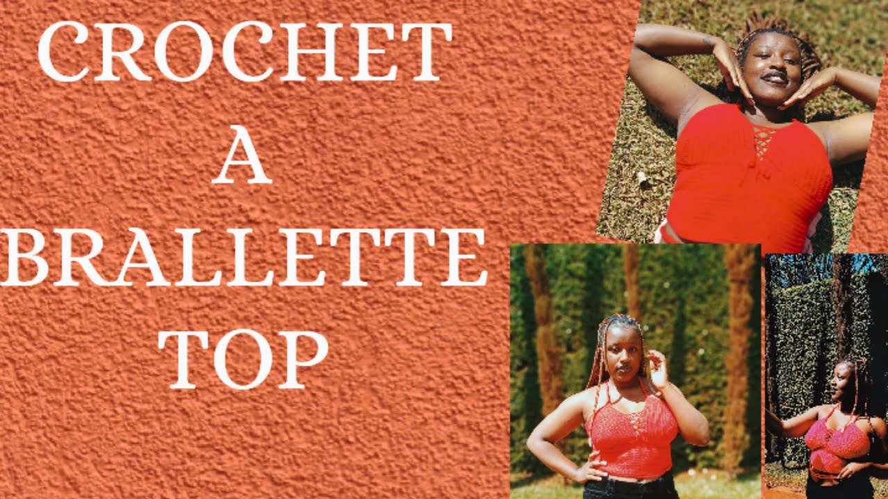 CROCHET A BRALLETTE TOP|| VALENTINE'S THEME||MADE OUT OF LOVE 💕☺️