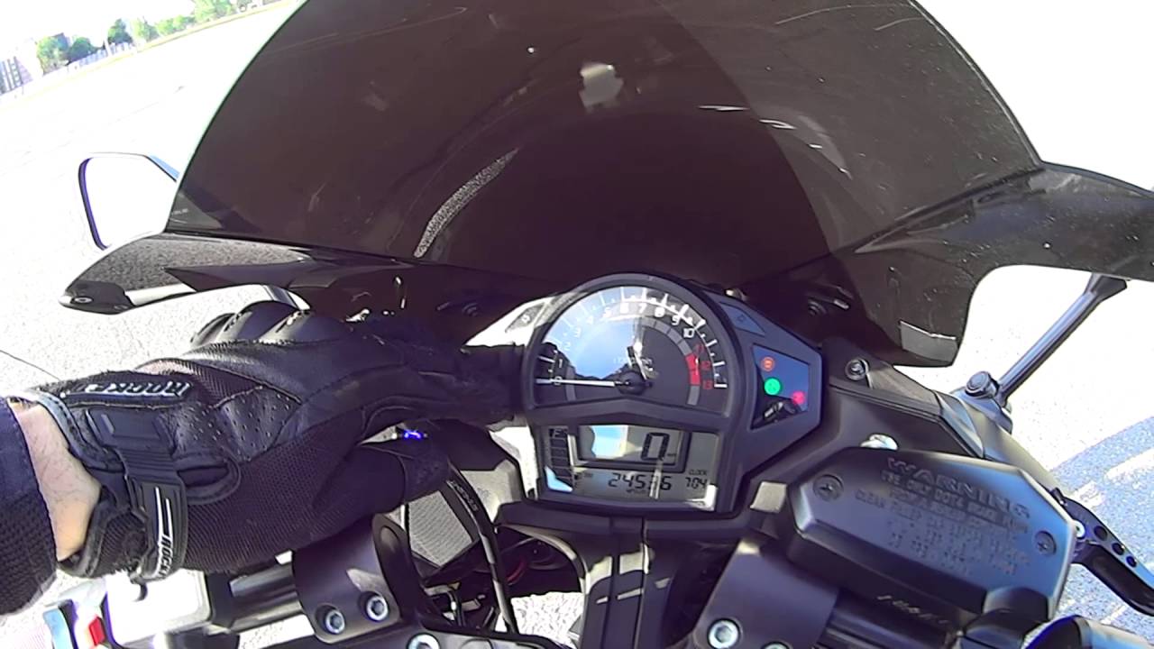 How To: Switch between MPH and KM/H - Ninja 650