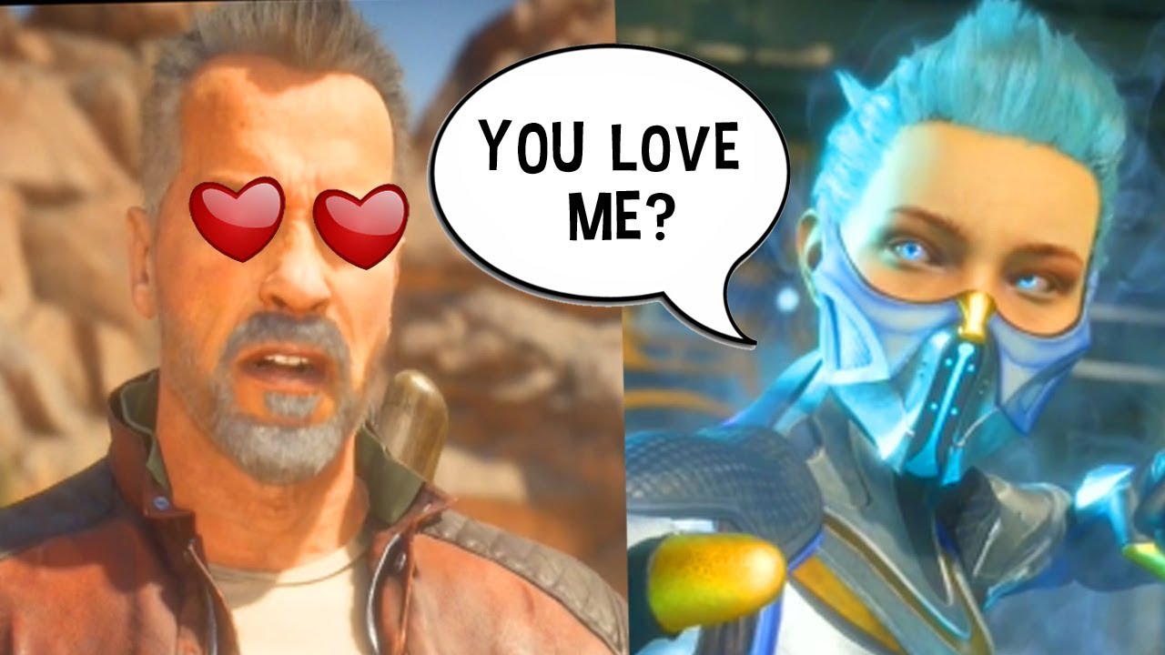 MK11 Terminator Flirtiest Intros & Roast Vs Female Kombatants - Mortal Kombat 11 Intros