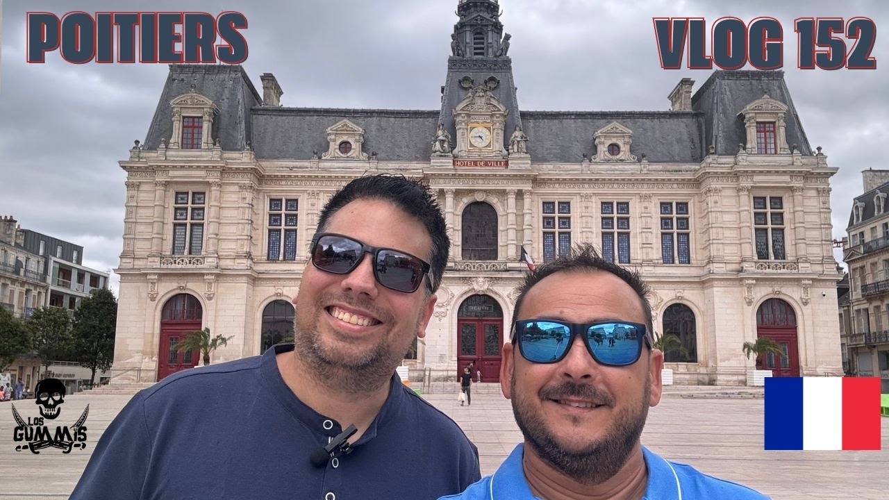 Vlog152: 🇫🇷 POITIERS EN AUTOCARAVANA 🚐🏴‍☠️ LA CIUDAD DE LOS 100 CAMPANARIOS