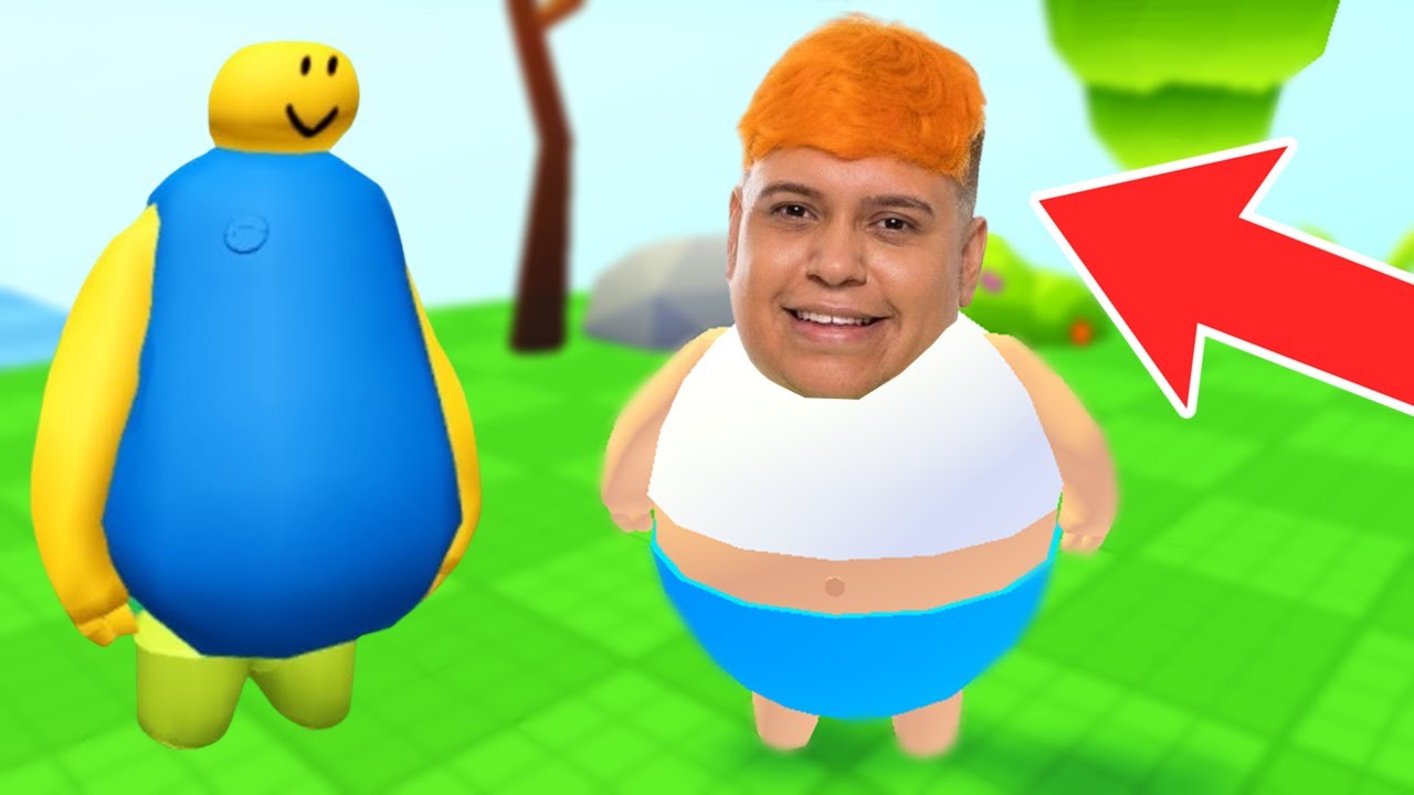 VIREI O GORDÃO MAIS RÁPIDO DO ROBLOX!! 🍔