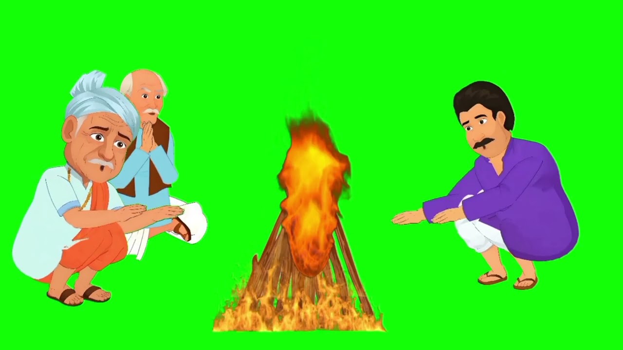 आग एनिमेशन ग्रीन स्क्रीन वीडियो)🔥 Youtube Green Screen Animation 👍