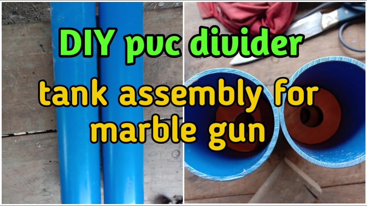 PVC divider for spray type Marble toy gun
